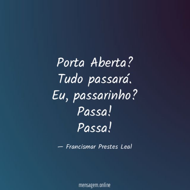 Porta Aberta?