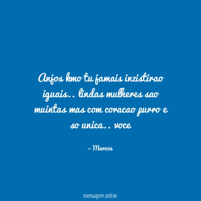 Anjos kmo tu jamais inzistirao iguais