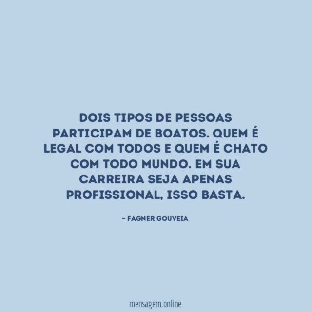 Dois tipos de pessoas participam de boatos
