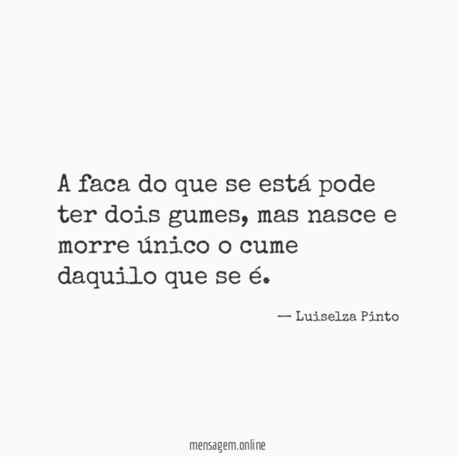 A faca do que se está pode ter dois gumes