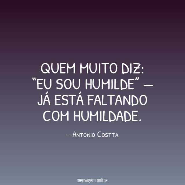 Quem muito diz
