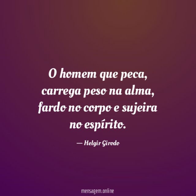 O homem que peca