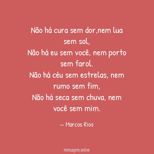Não há cura sem dor