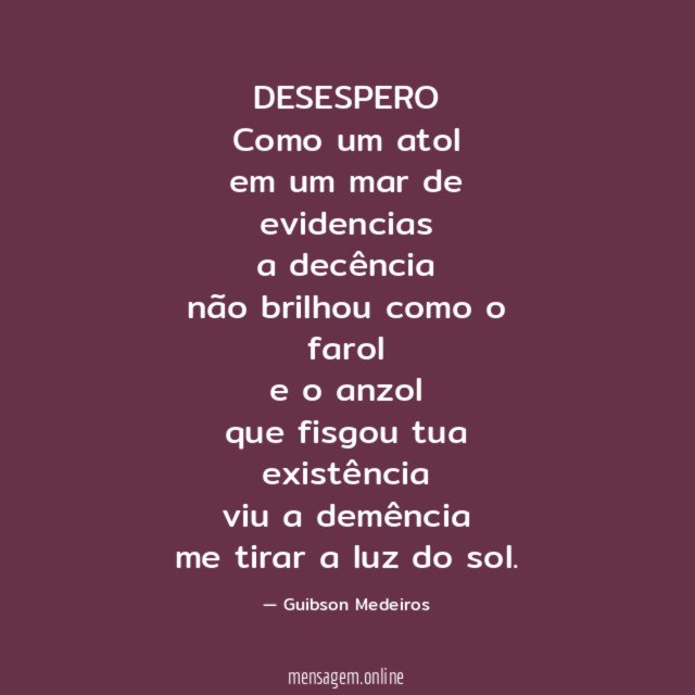 DESESPERO