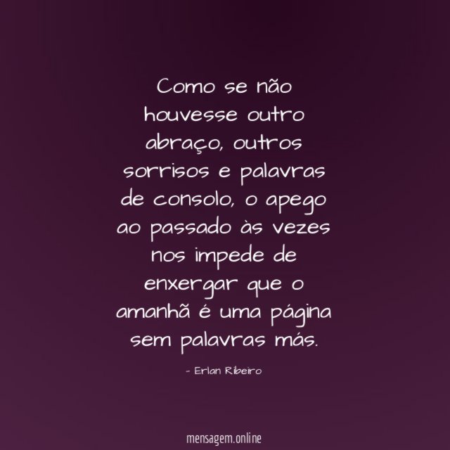 Como se não houvesse outro abraço