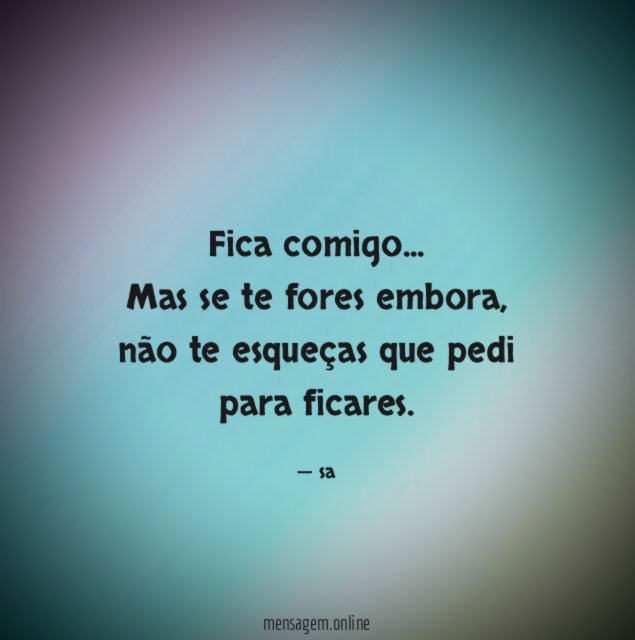 Fica comigo