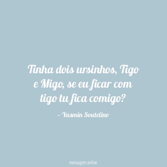Tinha dois ursinhos