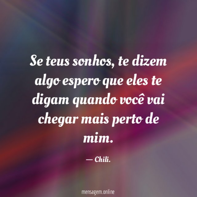 Se teus sonhos