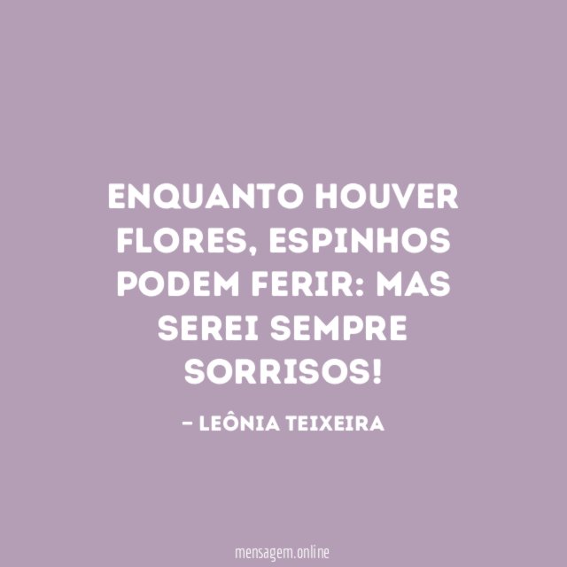 Enquanto houver flores