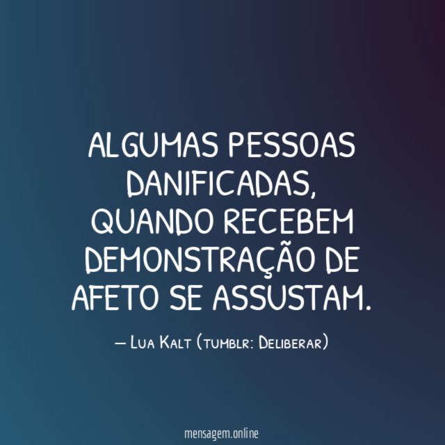 Algumas pessoas danificadas