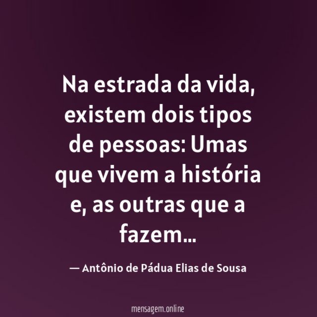 Na estrada da vida
