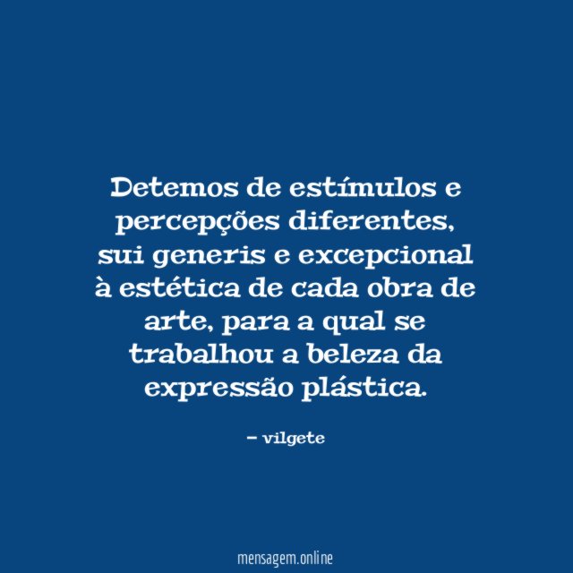Detemos de estímulos e percepções diferentes