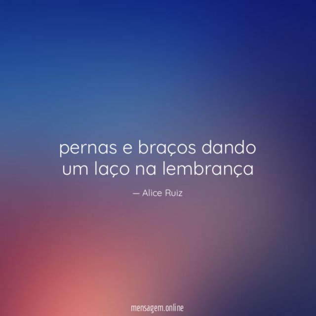 pernas e braços dando um laço na lembrança