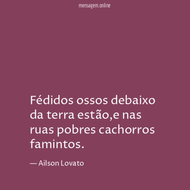 Fédidos ossos debaixo da terra estão