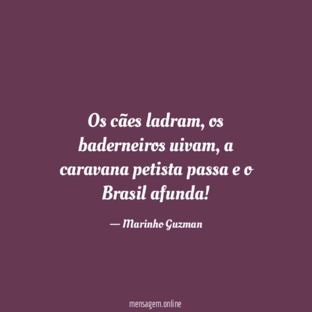 Os cães ladram
