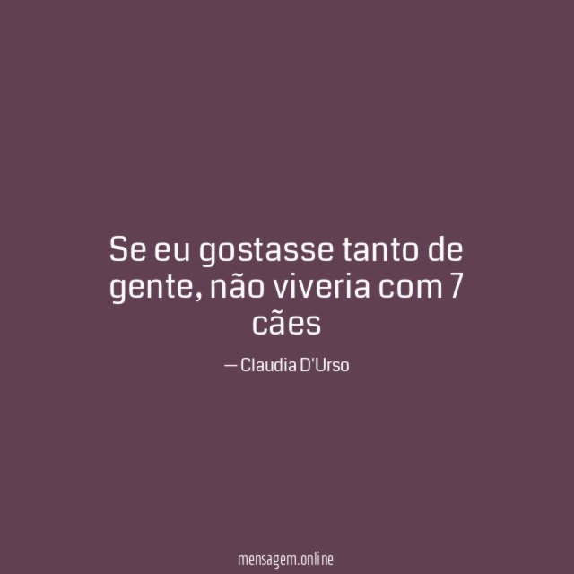 Se eu gostasse tanto de gente