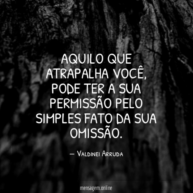 AQUILO QUE ATRAPALHA VOCÊ