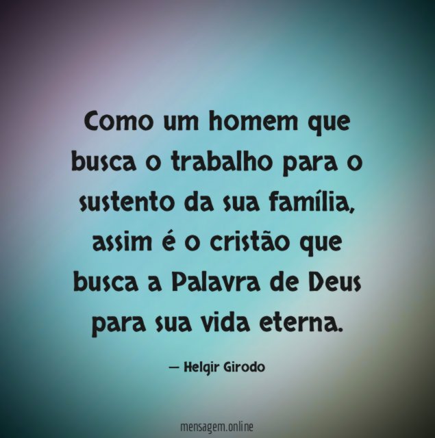 Como um homem que busca o trabalho para