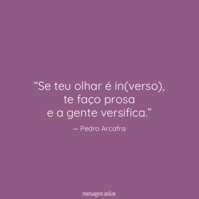 Se teu olhar é in(verso)