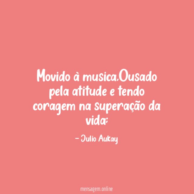 Movido à musica