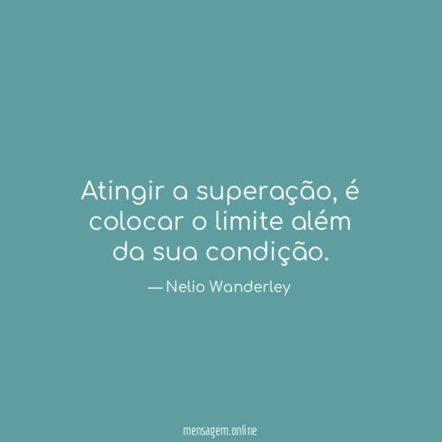 Atingir a superação