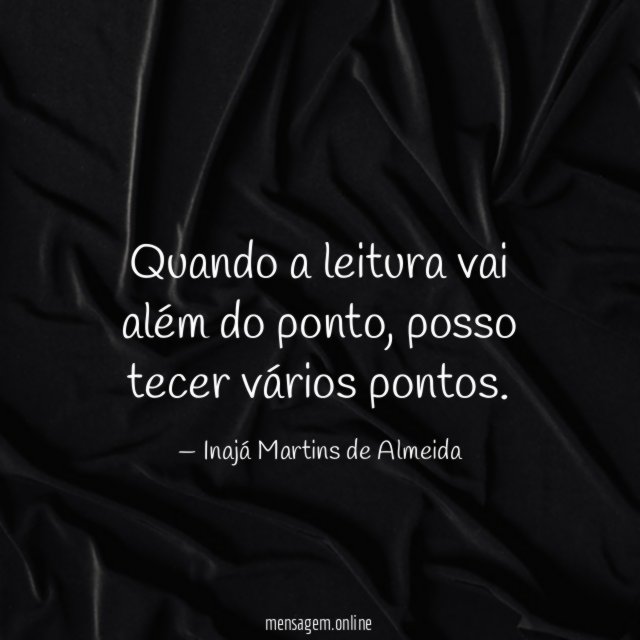 Quando a leitura vai além do ponto