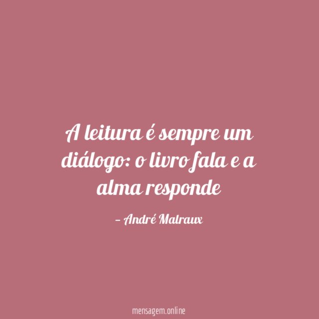 A leitura é sempre um diálogo