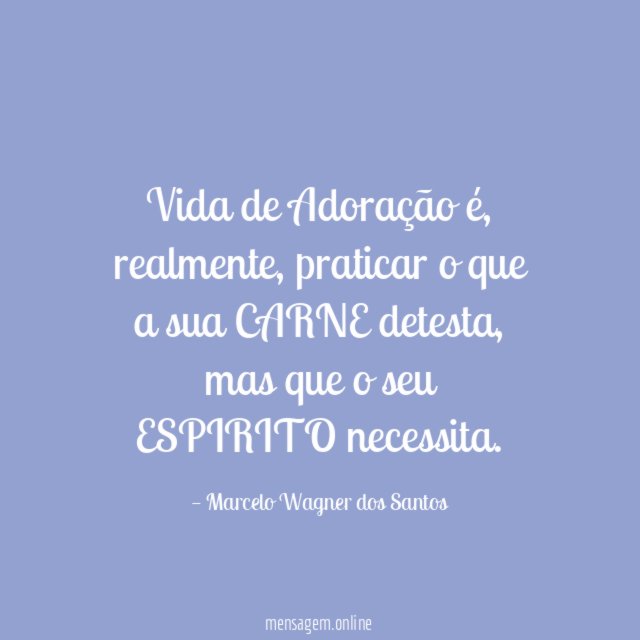 Vida de Adoração é
