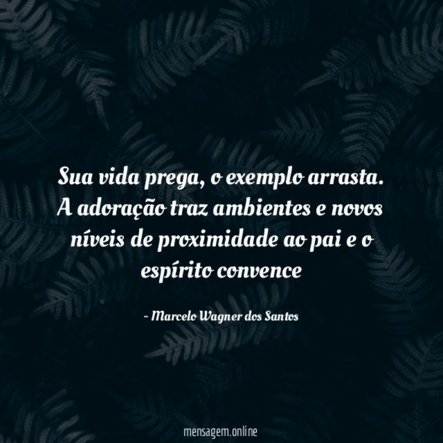Sua vida prega