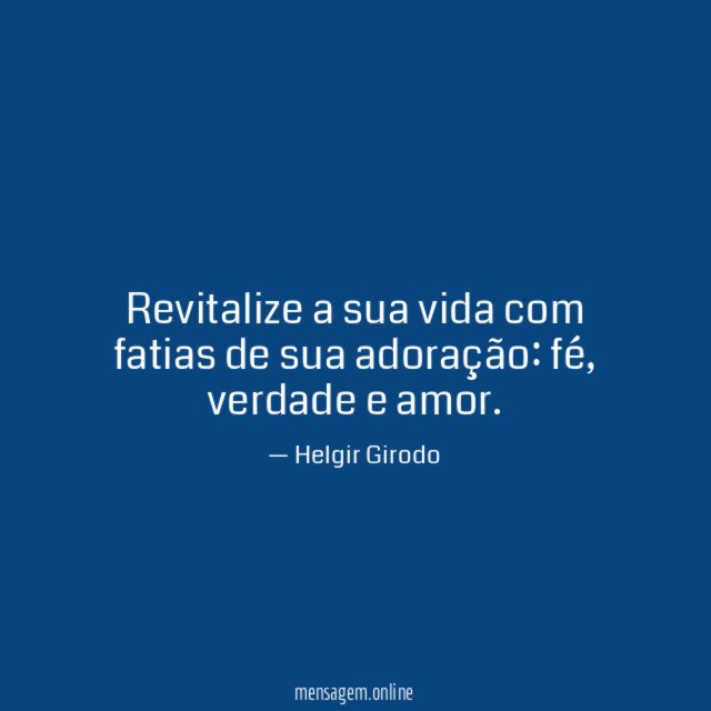 Revitalize a sua vida com fatias de sua adoração