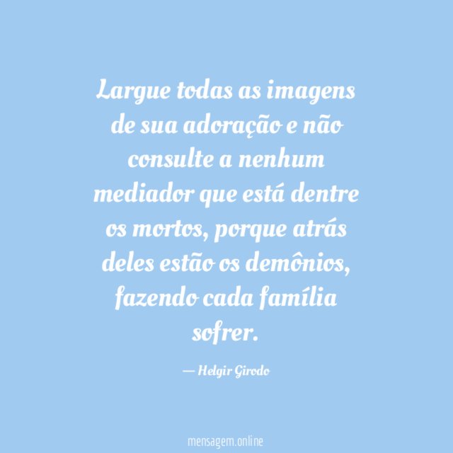 Largue todas as imagens de sua adoração