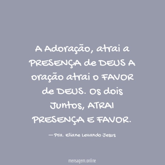 ?A Adoração