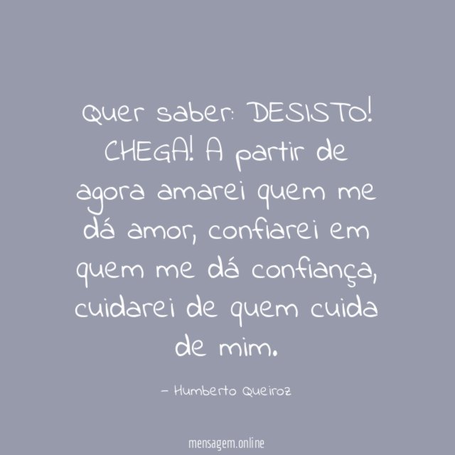 Quer saber
