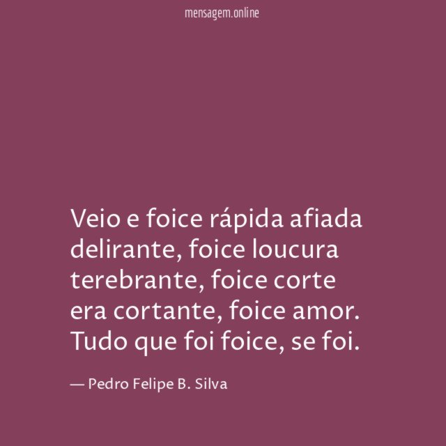 Veio e foice rápida afiada delirante
