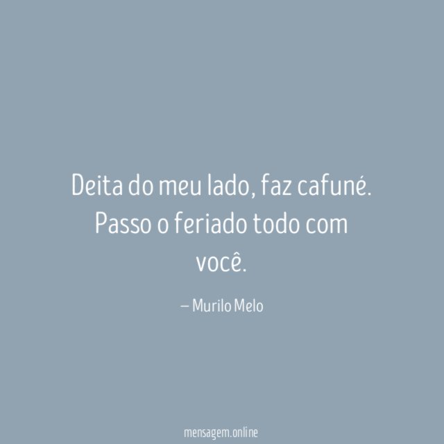 Deita do meu lado