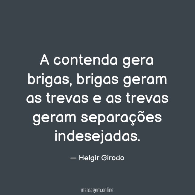 A contenda gera brigas