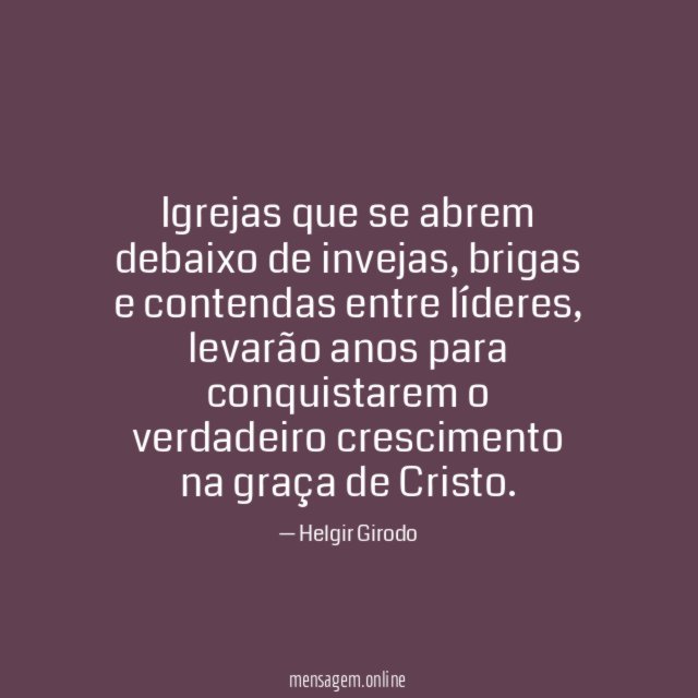 Igrejas que se abrem debaixo de invejas