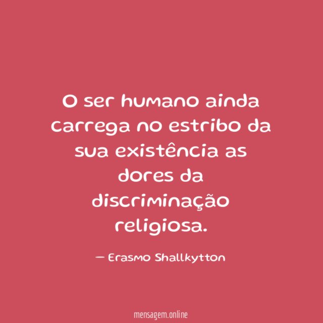 O ser humano ainda carrega no estribo da
