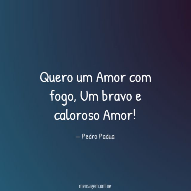 Quero um Amor com fogo