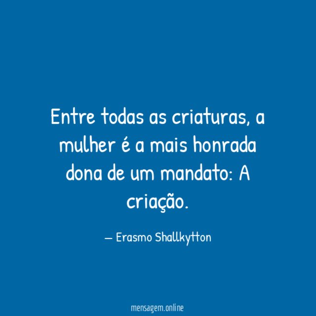 Entre todas as criaturas