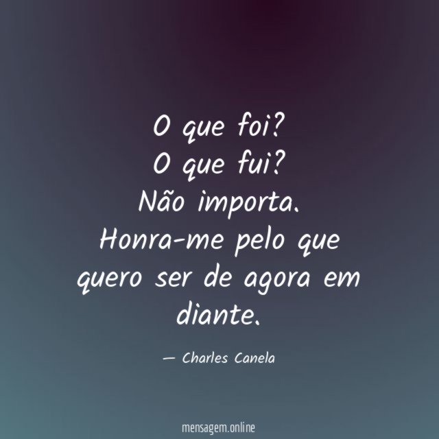 O que foi