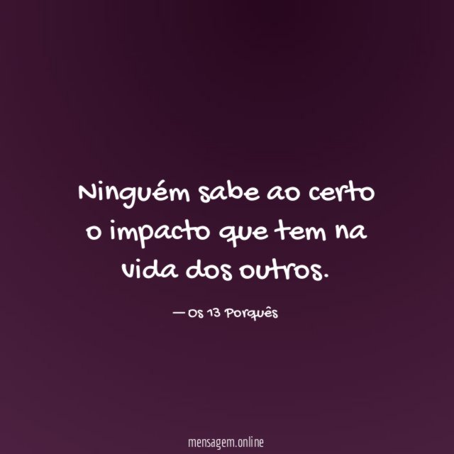 Ninguém sabe ao certo o impacto que tem