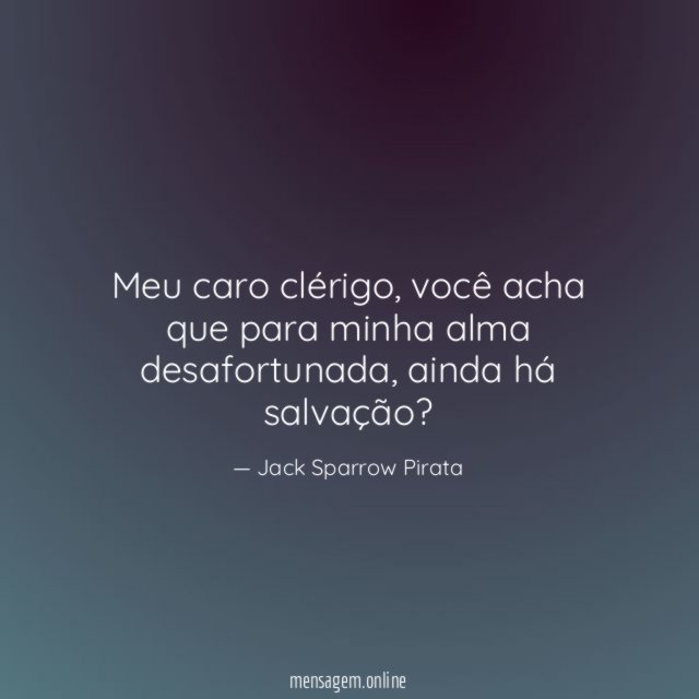 Meu caro clérigo