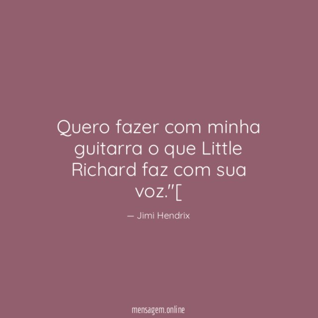 Quero fazer com minha guitarra o que Little