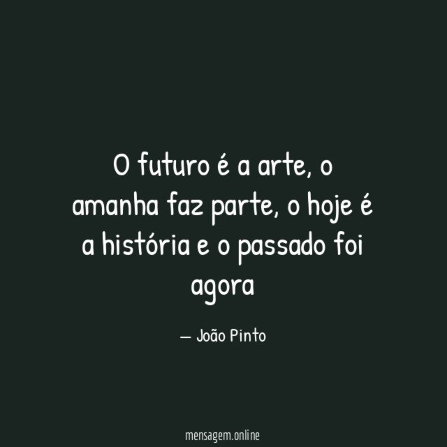 O futuro é a arte