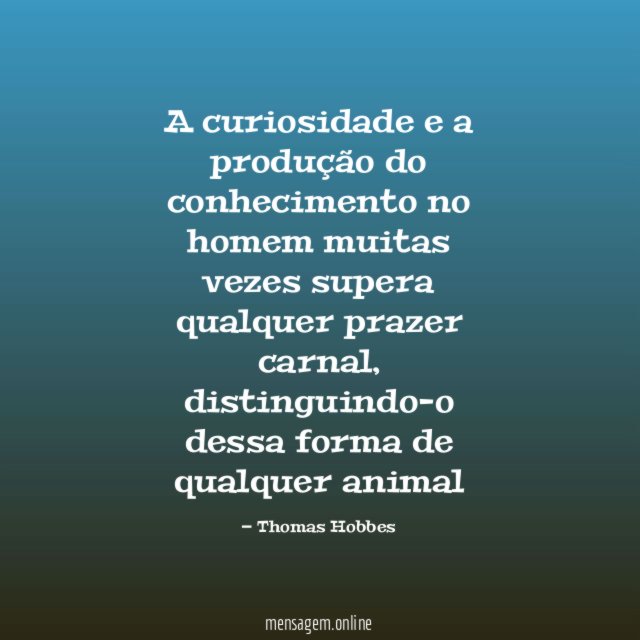 A curiosidade e a produção do conhecimento no
