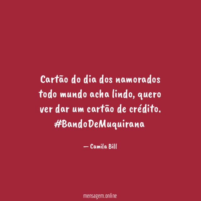 Cartão do dia dos namorados todo mundo acha lindo