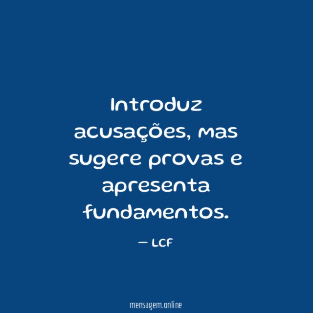 Introduz acusações