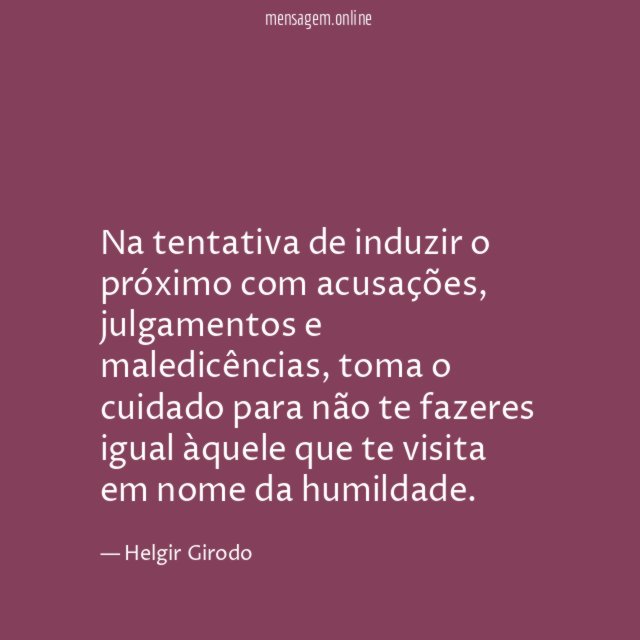 Na tentativa de induzir o próximo com acusações