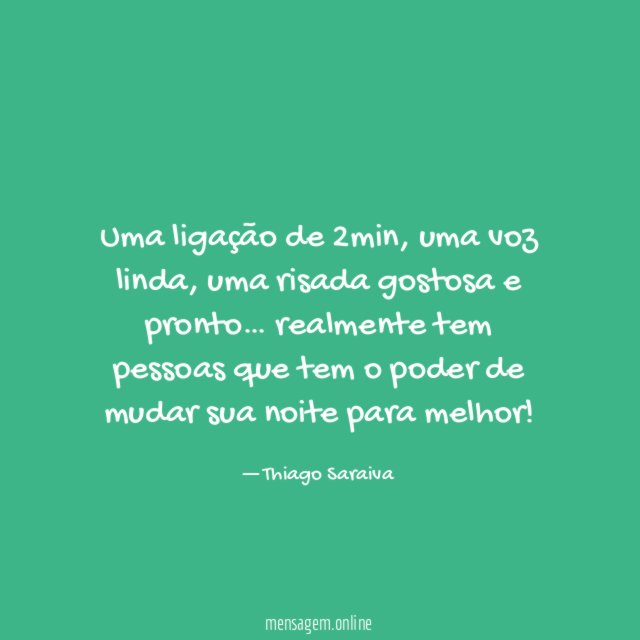 Uma ligação de 2min